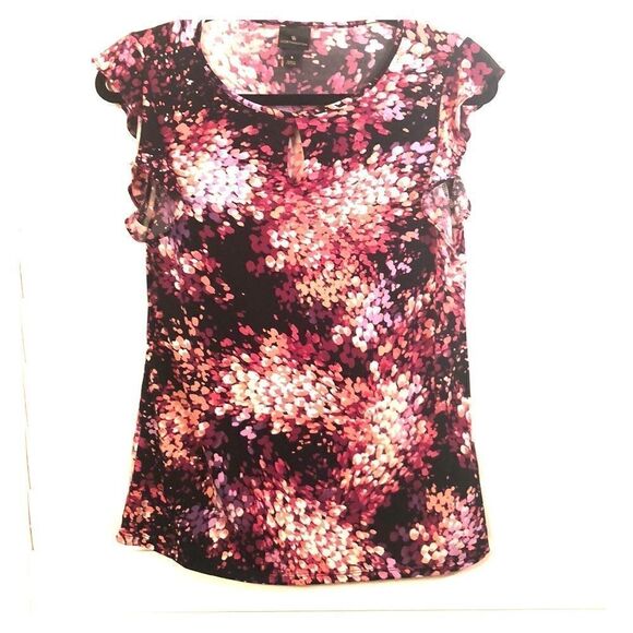 Worthington blouse chic core color splash tunic sleeveless - Picture 1 of 7